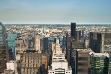Fototapeta na wymiar Skyscrapers in NYC