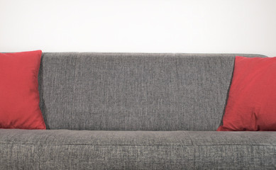 Sofa and pillows