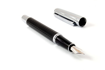 fountain pen isolated on white background