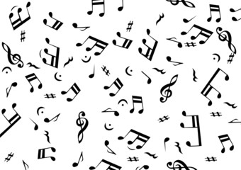 Musical Notes Background