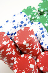 pile of poker chips