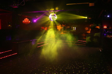 Obraz na płótnie Canvas Spiegelkugel Disco Party
