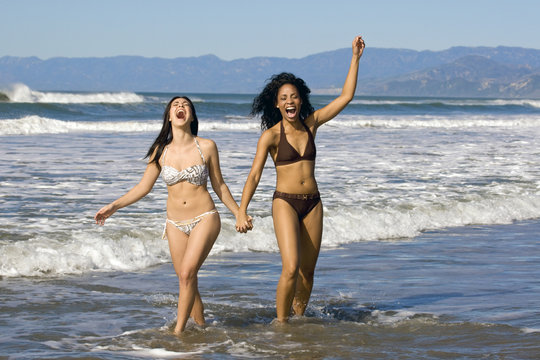 Friends On The Beach