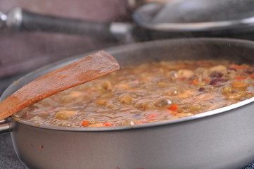 vegetables with meat
