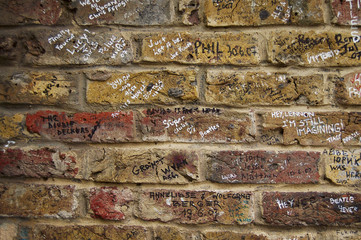 The Beatles Wall - obrazy, fototapety, plakaty