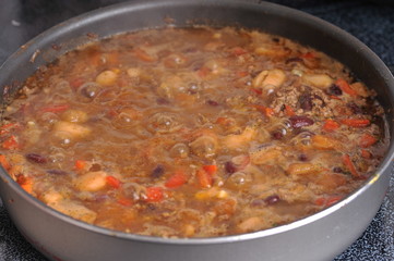 vegetables with meat