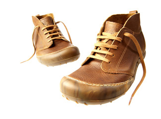 Fashionable comfy leather boots