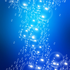 Underwater bubbles background
