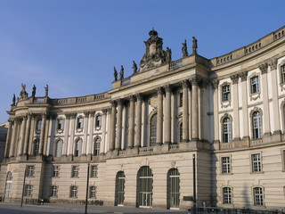 Fototapeta na wymiar Old library of Berlin