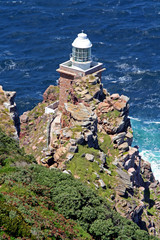 Leuchtturm am Cape Point, Südafrika