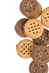 Cookies isolated closeup