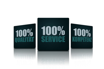 100 prozent qualität kompetenz service