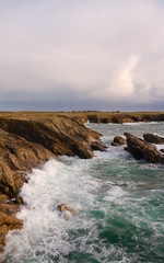 La c&ocirc;te sauvage (Quiberon, Bretagne)