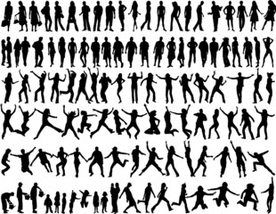 People in different situations