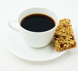 Coffee with power bar