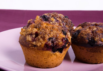 muffins myrtille