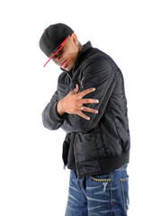 Fototapeta premium Hip Hop Man Posing