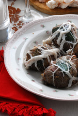 Fegato di maiale nella rete - Secondi di carne della toscana