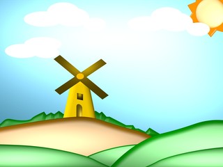 Obraz premium Windmill