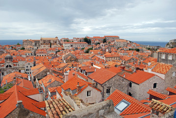 Fototapeta na wymiar Les toits de Dubrovnik