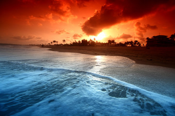 Fototapeta na wymiar ocean sunrise