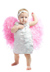 Baby girl with wings