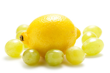 Lemon and grape.