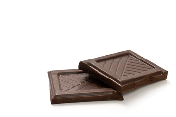 chocolate over white