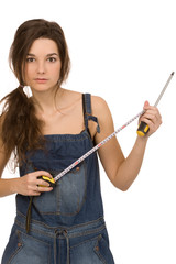 woman with tools