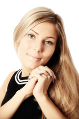 Naklejka premium cute face