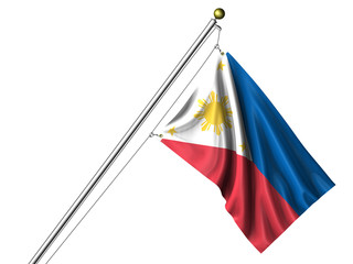 Isolated Philippines Flag