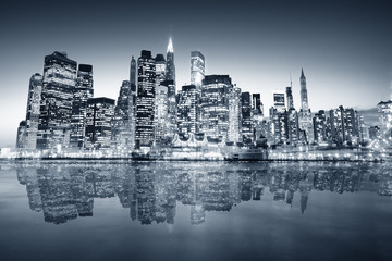 Nowy Jork, Manhattan - obrazy, fototapety, plakaty