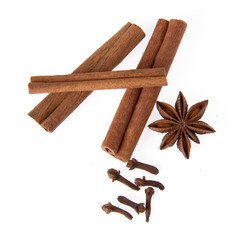 cinnamon, anise and cloves
