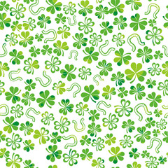 green background with shamrock