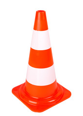 Warnleuchtkegel freigestellt