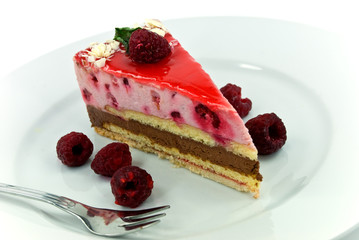 Himbeer-Sahne-Nougat Gourmet Torte