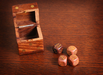 wood dices