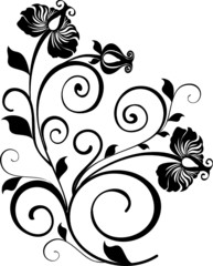 floral ornament - vector