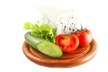 roquefort and vegetables