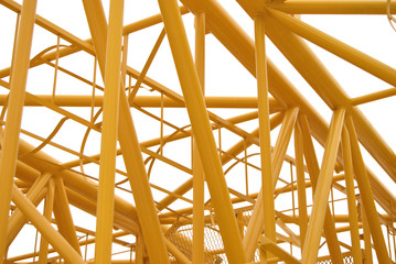 Space Metal Truss Colored Yellow