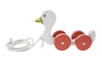 Wooden Pull-Along Toy Duck
