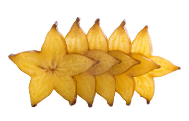 Fototapeta premium five stars of carambola