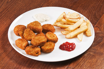 chicken nuggets