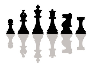 Schachfiguren, Schach