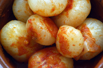 Cipolline in sugo - Contorni dell Emilia Romagna