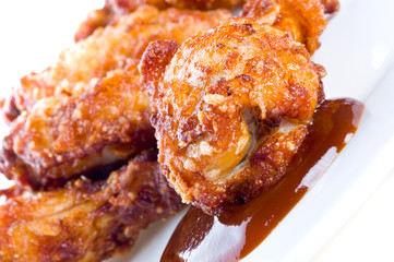 pieces of hen