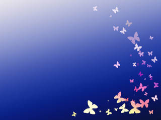 Fototapeta na wymiar Blue Butterfly background