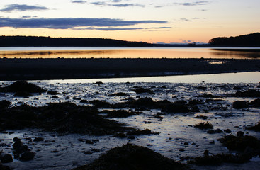 Sunrise on the coast of Maine