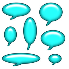 Caption Bubbles Clip Art