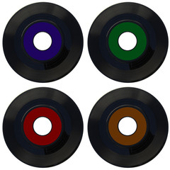 disques microsillons vinyle 45 tours